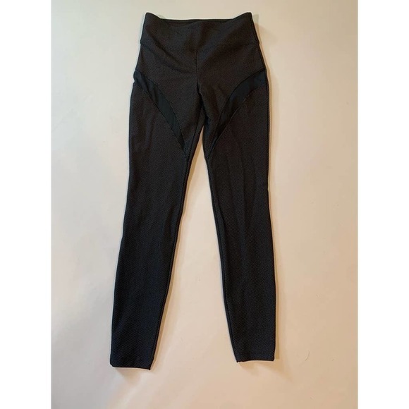 𝅺KORAL Black textured Workout Leggings S - Picture 1 of 9